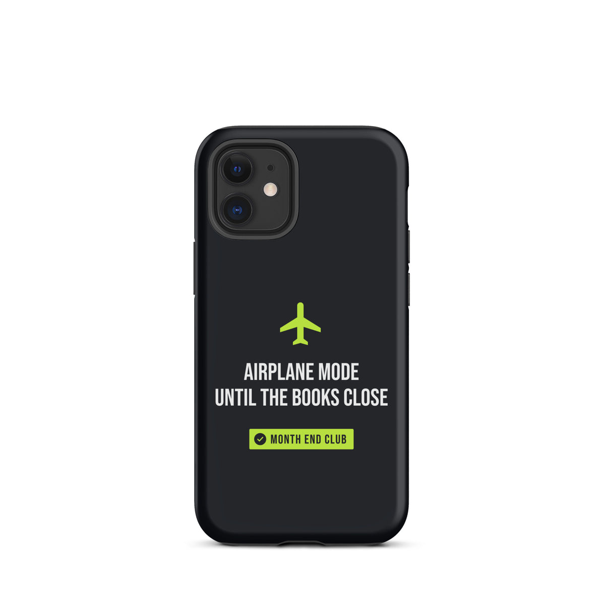 Airplane Mode Tough iPhone Case – iPhone 12 mini, matte black