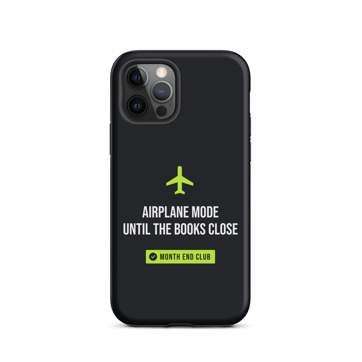 Airplane Mode Tough iPhone Case – iPhone 12 Pro, matte black