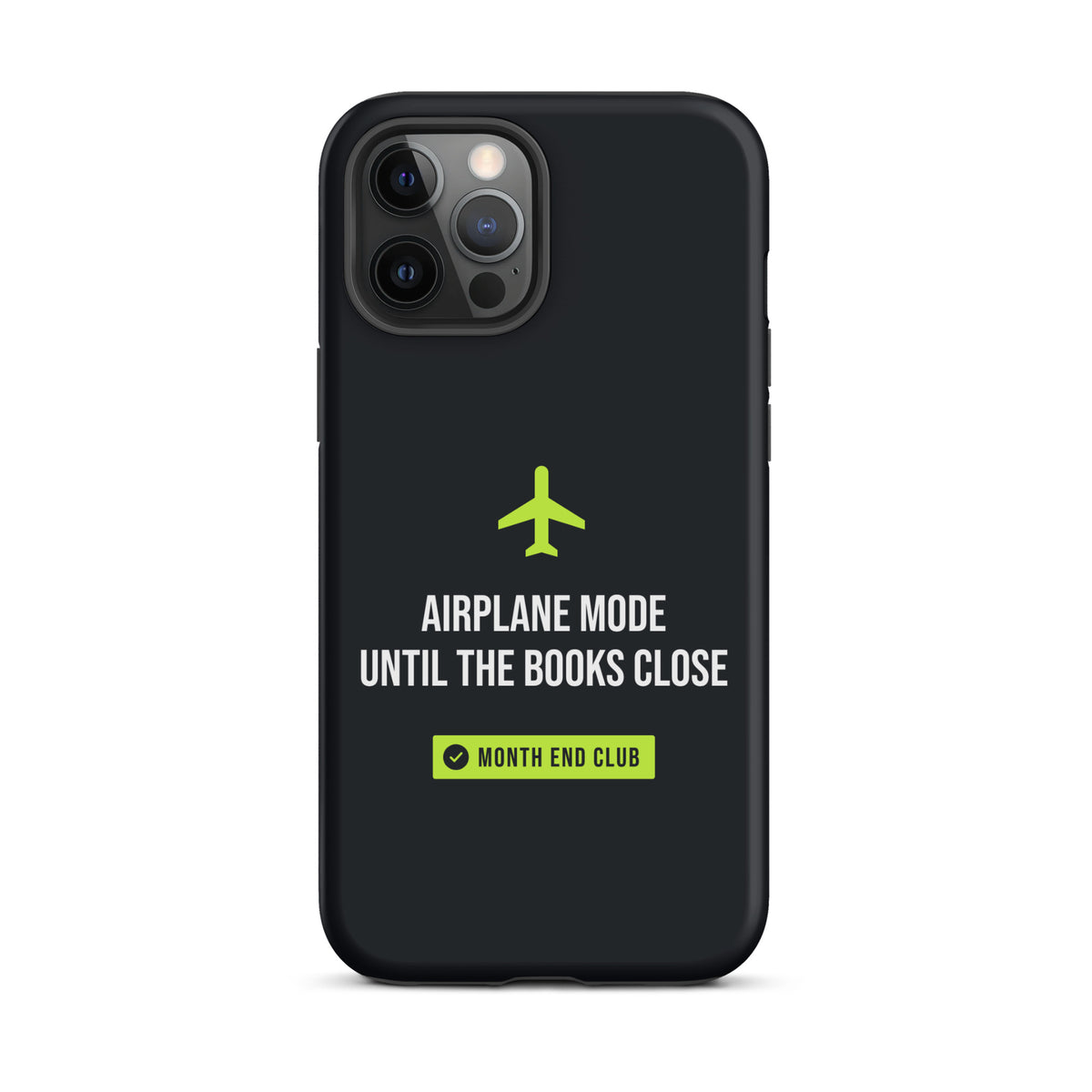 Airplane Mode Tough iPhone Case – iPhone 12 Pro Max, matte black