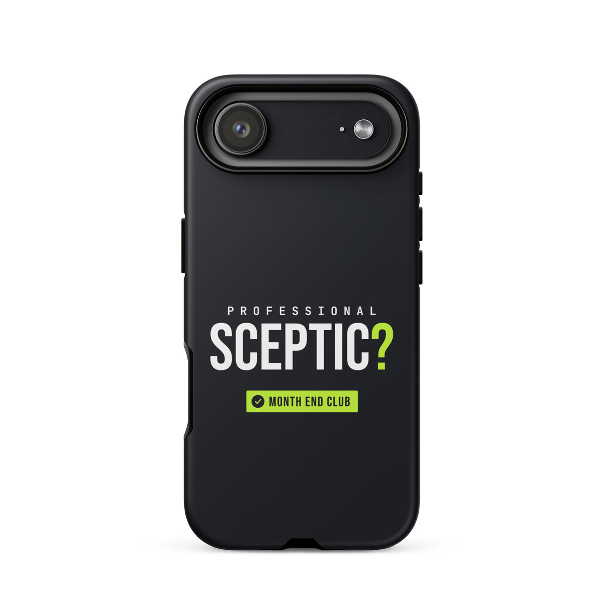 Professional Sceptic? Tough iPhone Case – iPhone 17 Air, matte black