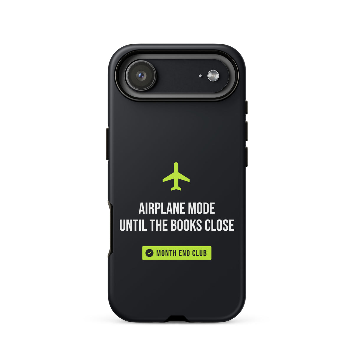 Airplane Mode Tough iPhone Case – iPhone 17 Air, matte black