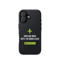Airplane Mode Tough iPhone Case – iPhone 17, matte black