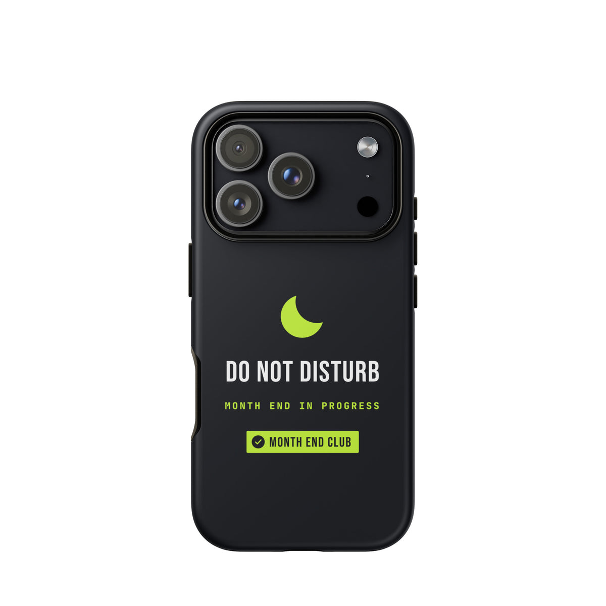Do Not Disturb Tough iPhone Case – iPhone 18 Pro, matte black