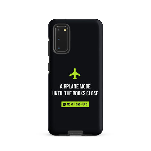 Airplane Mode Tough Samsung Case – Samsung Galaxy S20, matte black