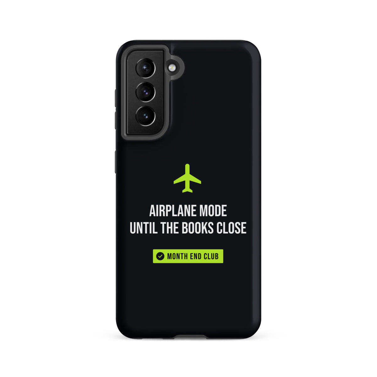 Airplane Mode Tough Samsung Case – Samsung Galaxy S21 FE, matte black