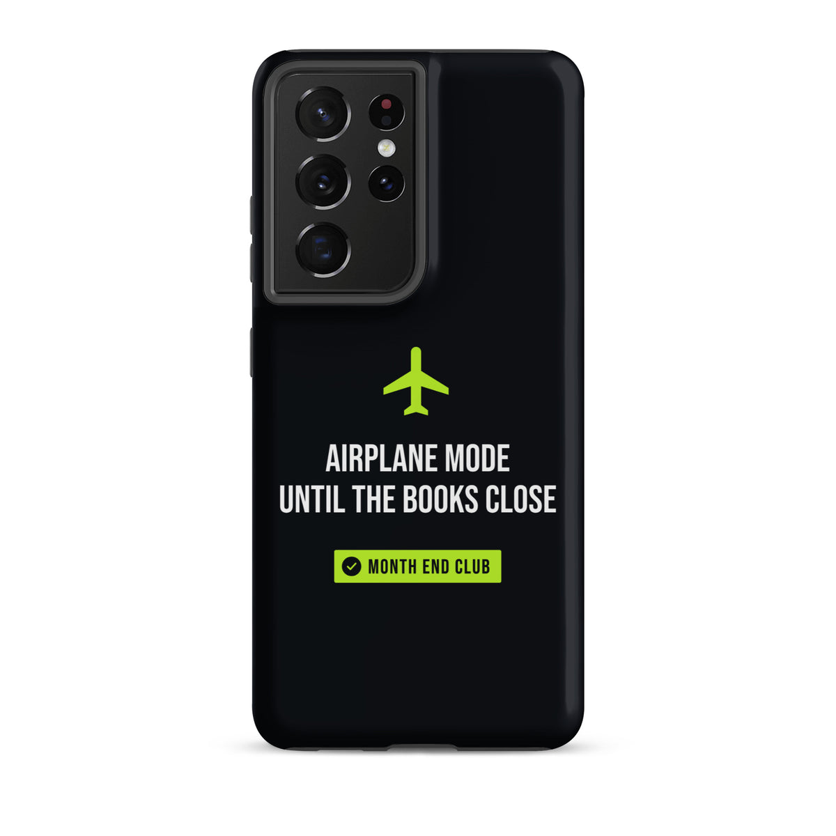 Airplane Mode Tough Samsung Case – Samsung Galaxy S21 Ultra, matte black