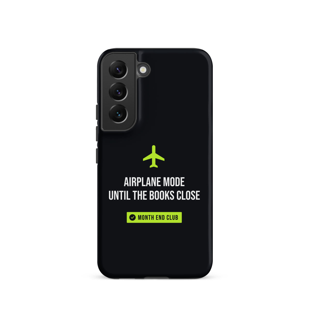 Airplane Mode Tough Samsung Case – Samsung Galaxy S22, matte black