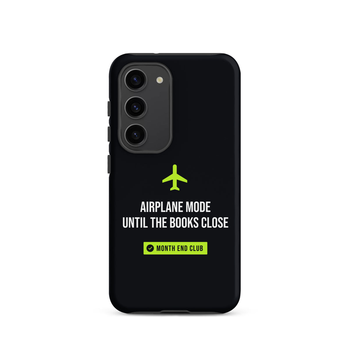 Airplane Mode Tough Samsung Case – Samsung Galaxy S23, matte black