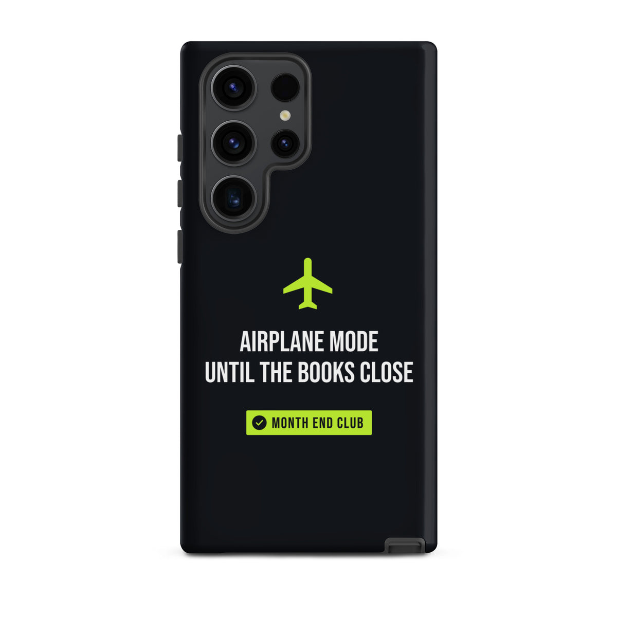 Airplane Mode Tough Samsung Case – Samsung Galaxy S23 Ultra, matte black