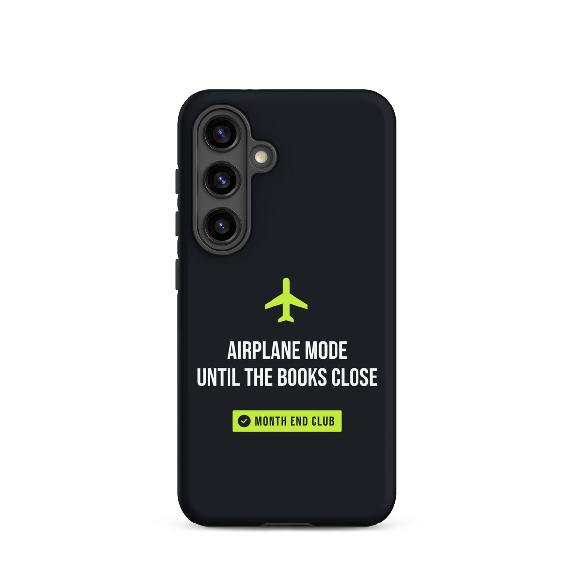 Airplane Mode Tough Samsung Case – Samsung Galaxy S24, matte black