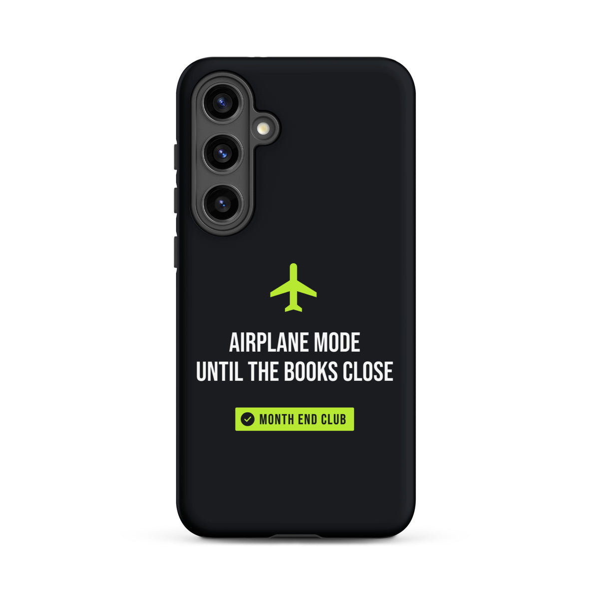 Airplane Mode Tough Samsung Case – Samsung Galaxy S24 Plus, matte black