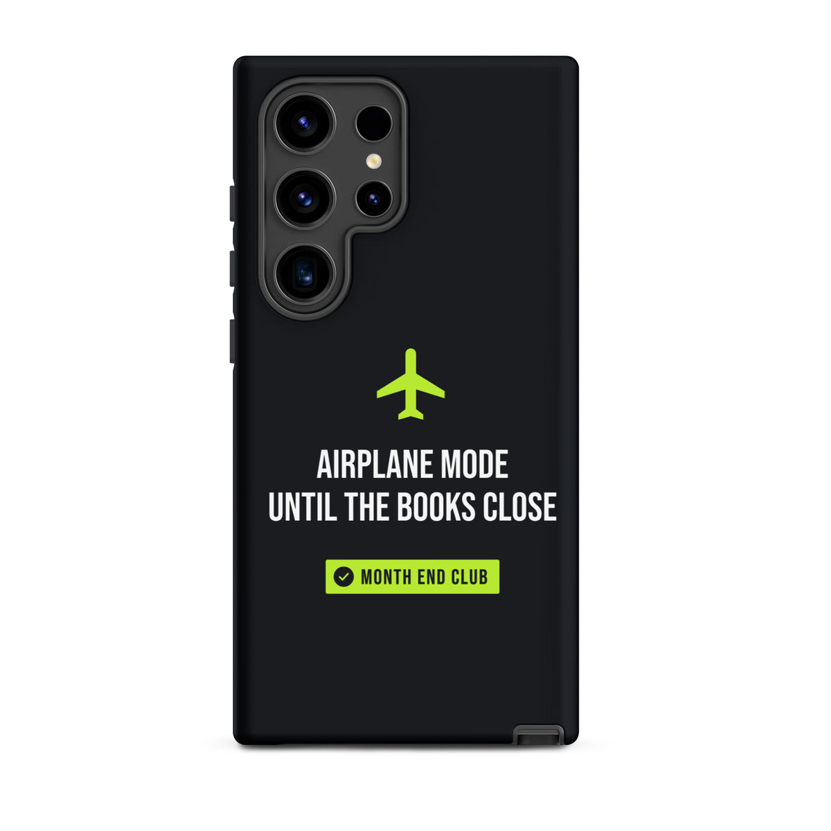 Airplane Mode Tough Samsung Case – Samsung Galaxy S24 Ultra, matte black