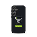Low Battery WD3 Tough Samsung Case – Samsung Galaxy S25, matte black