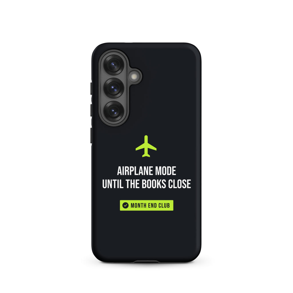Airplane Mode Tough Samsung Case – Samsung Galaxy S25, matte black