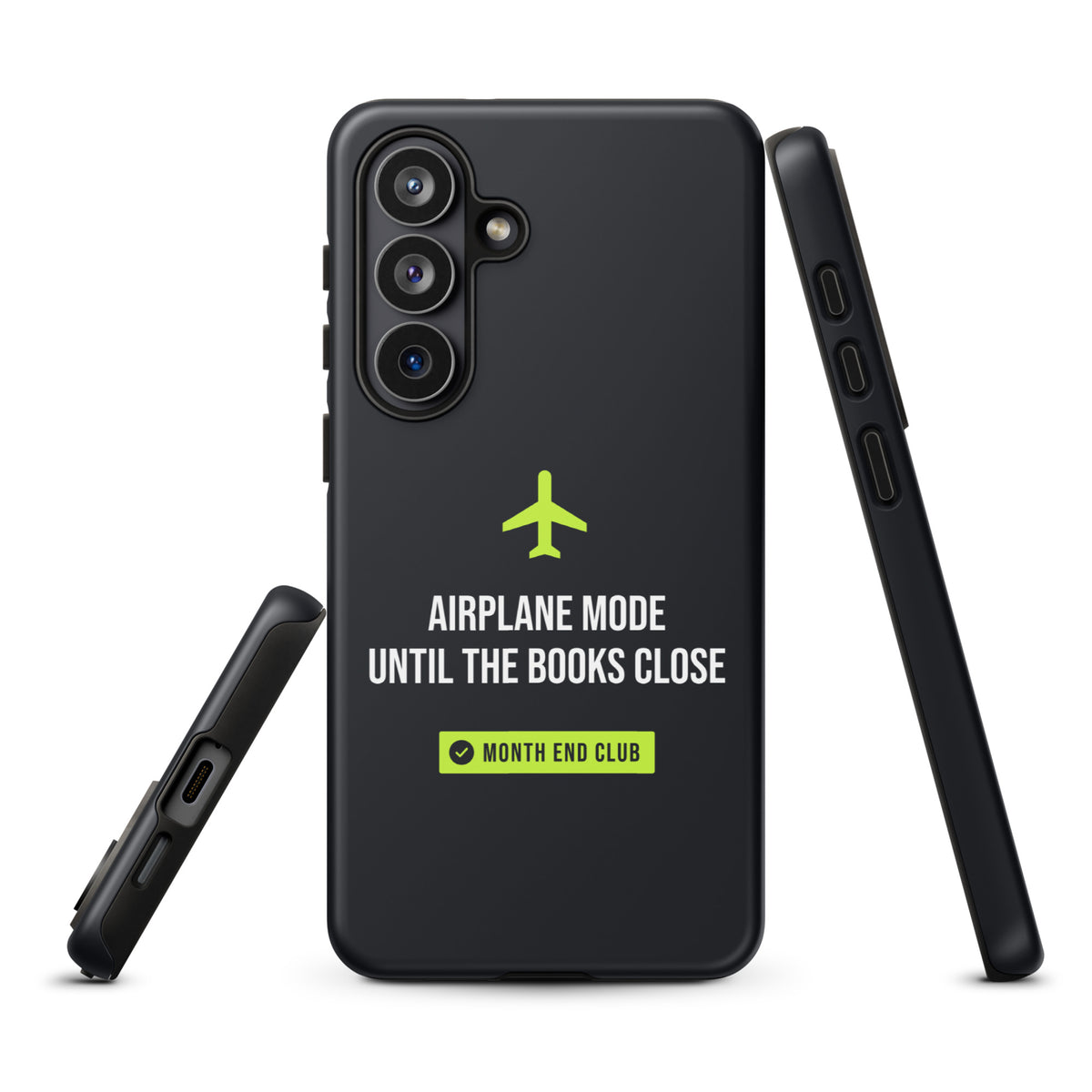 Airplane Mode Tough Samsung Case – Samsung Galaxy S26 Plus, matte black
