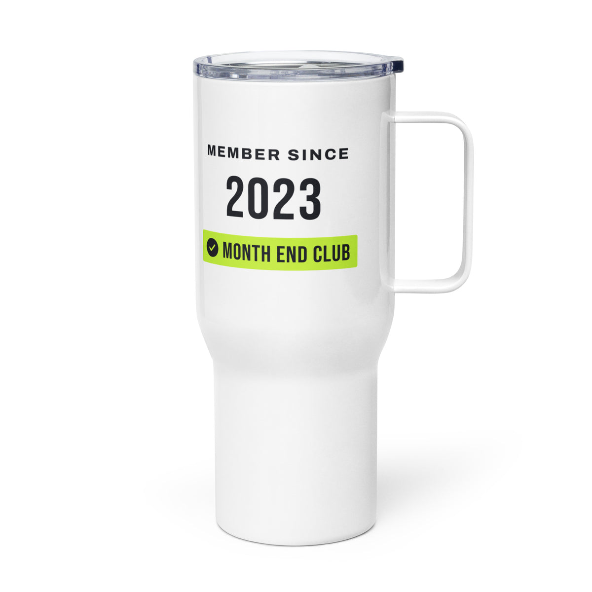 Member Since Travel Mug – 2023, left side view