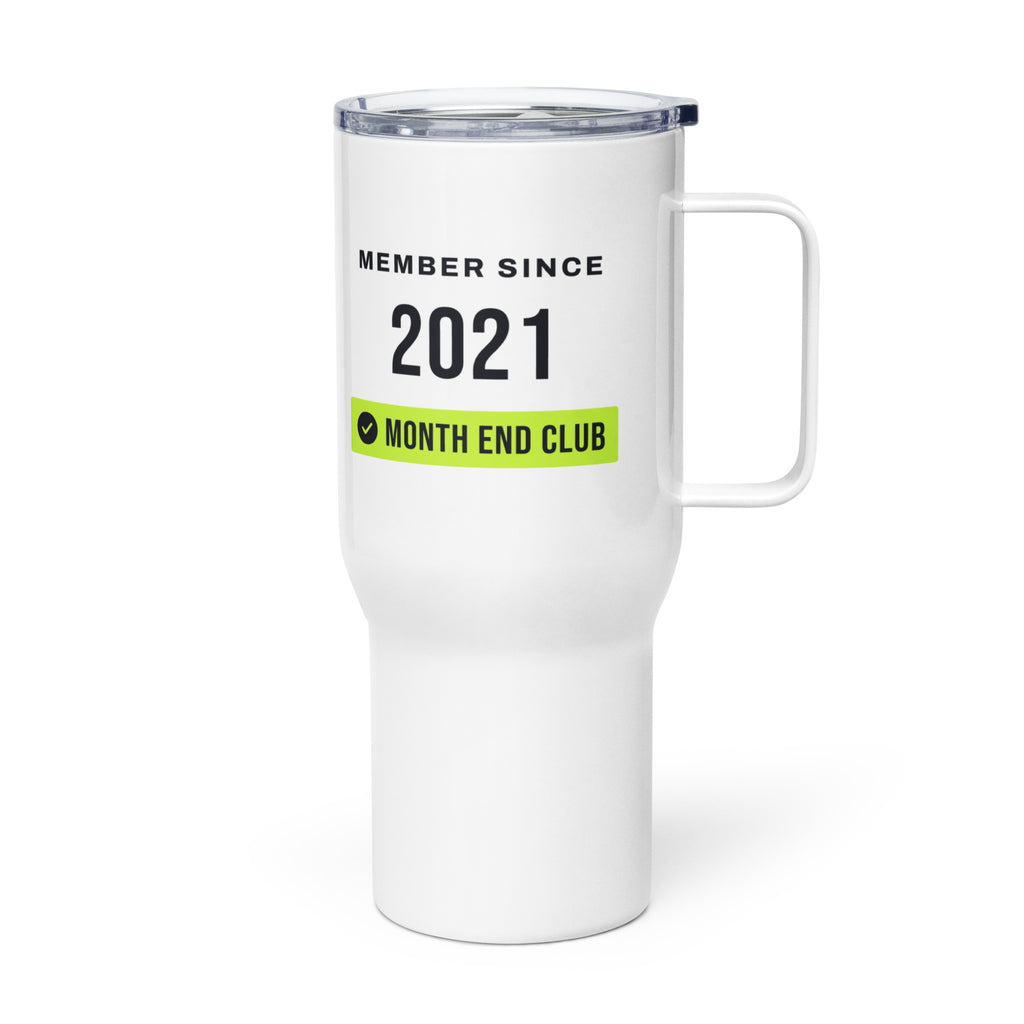 Member Since Travel Mug – 2021, left side view