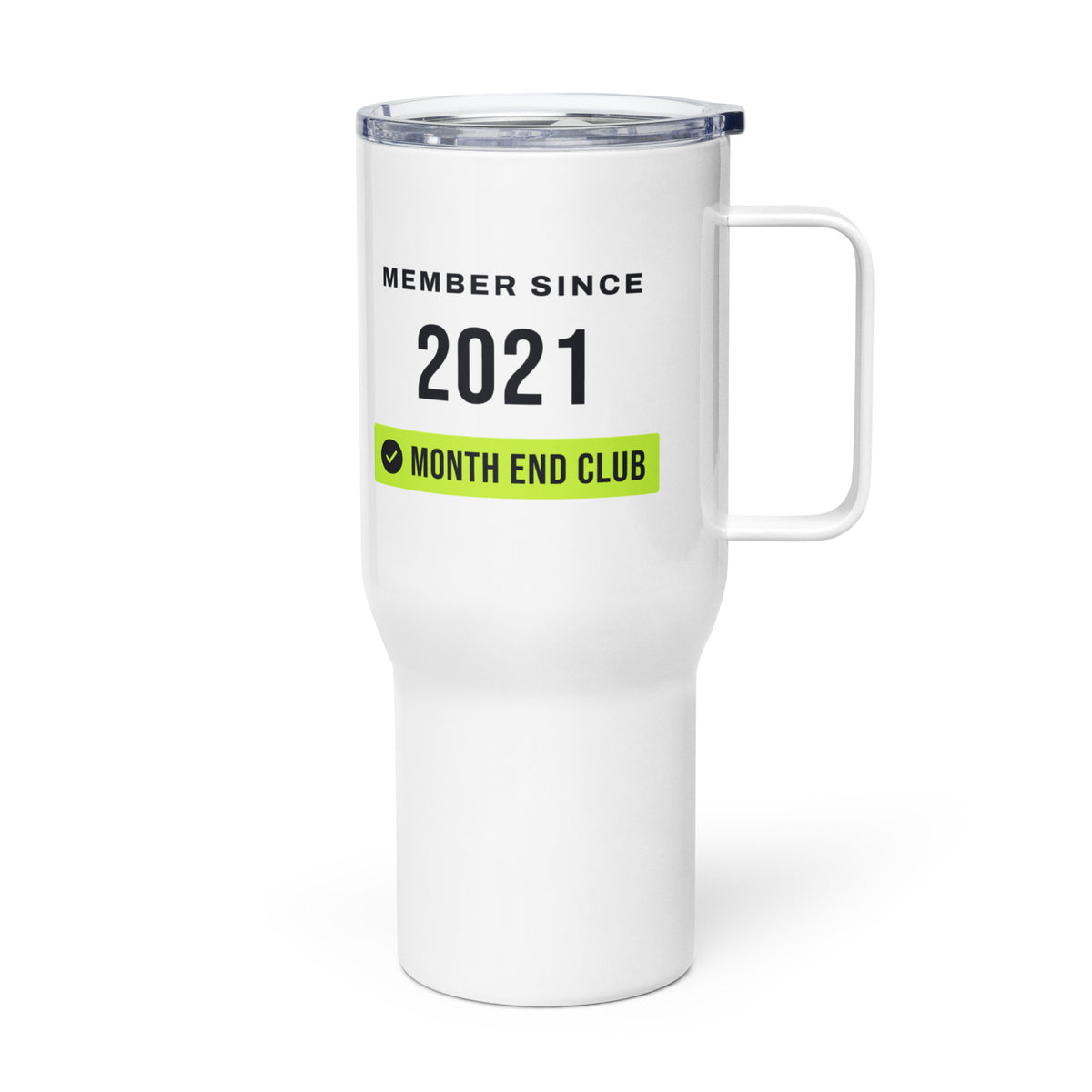 Member Since Travel Mug – 2021, left side view