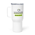 Tea Fixes Most Things Travel Mug – white 739 ml travel mug, right side view
