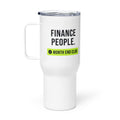 Finance People Travel Mug – white 739 ml travel mug, right side view
