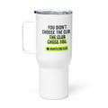 The Club Chose You Travel Mug – white 739 ml travel mug, right side view