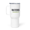 Material Travel Mug – white 739 ml travel mug, right side view
