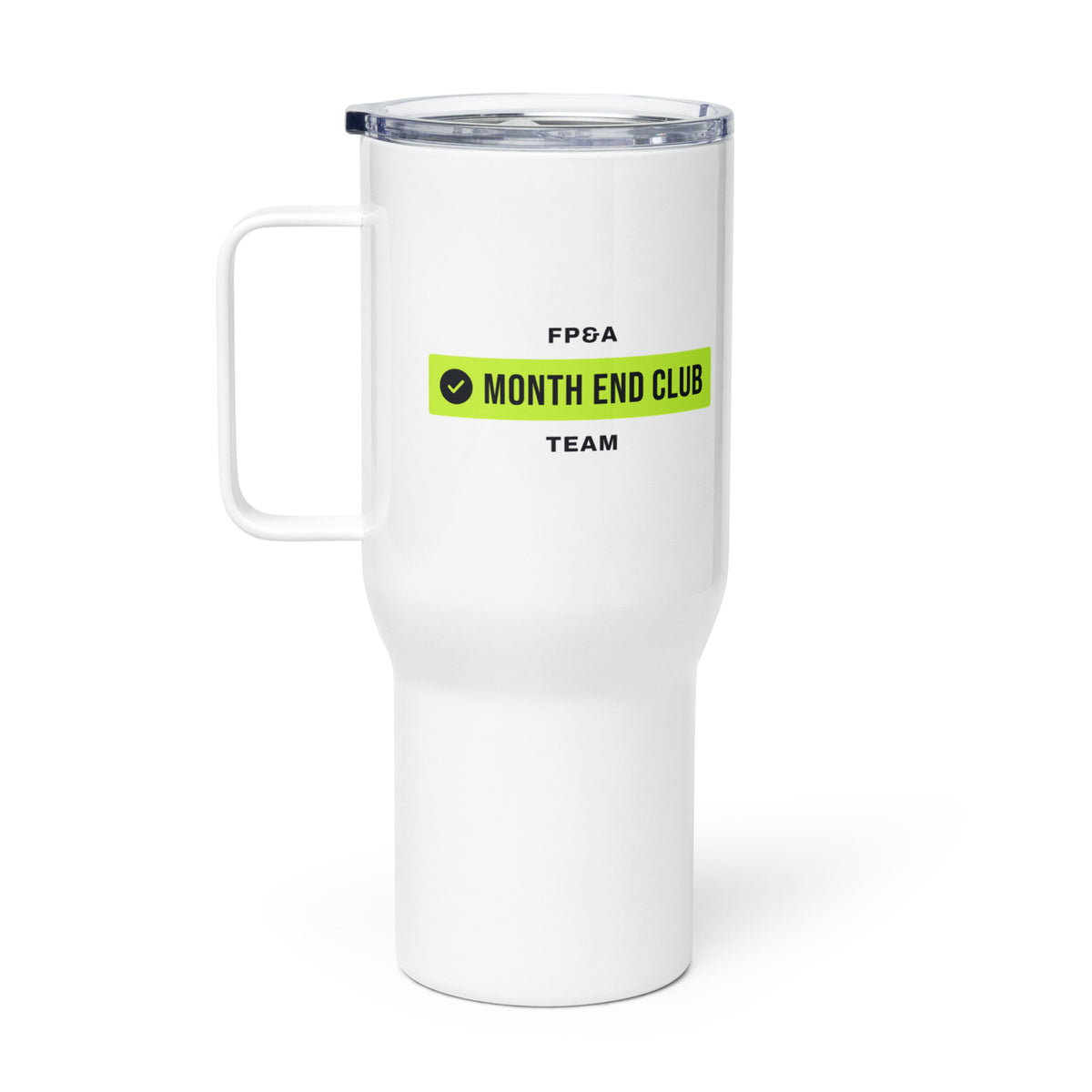 Team Travel Mug – FP&A, right side view