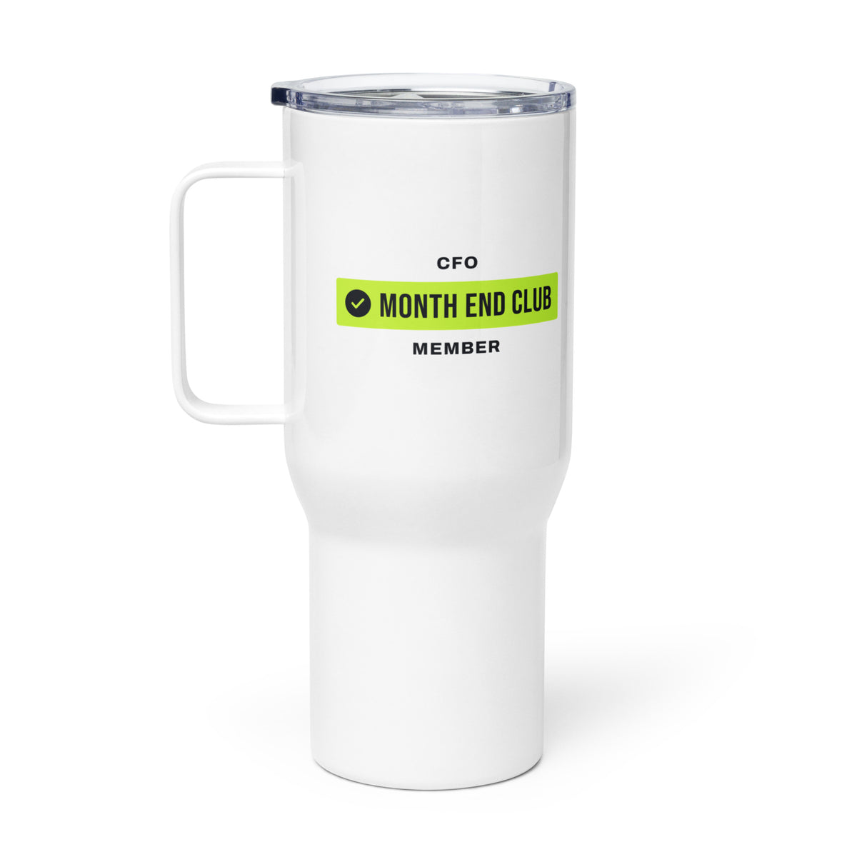 Team Travel Mug – CFO, right side view