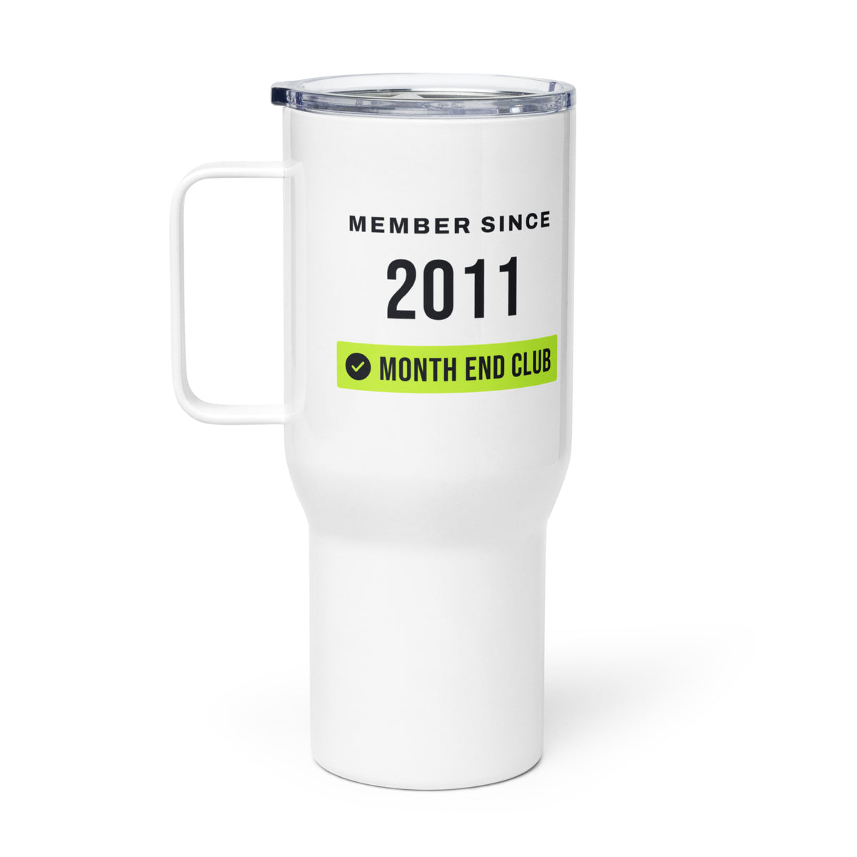 Member Since Travel Mug – 2011, right side view