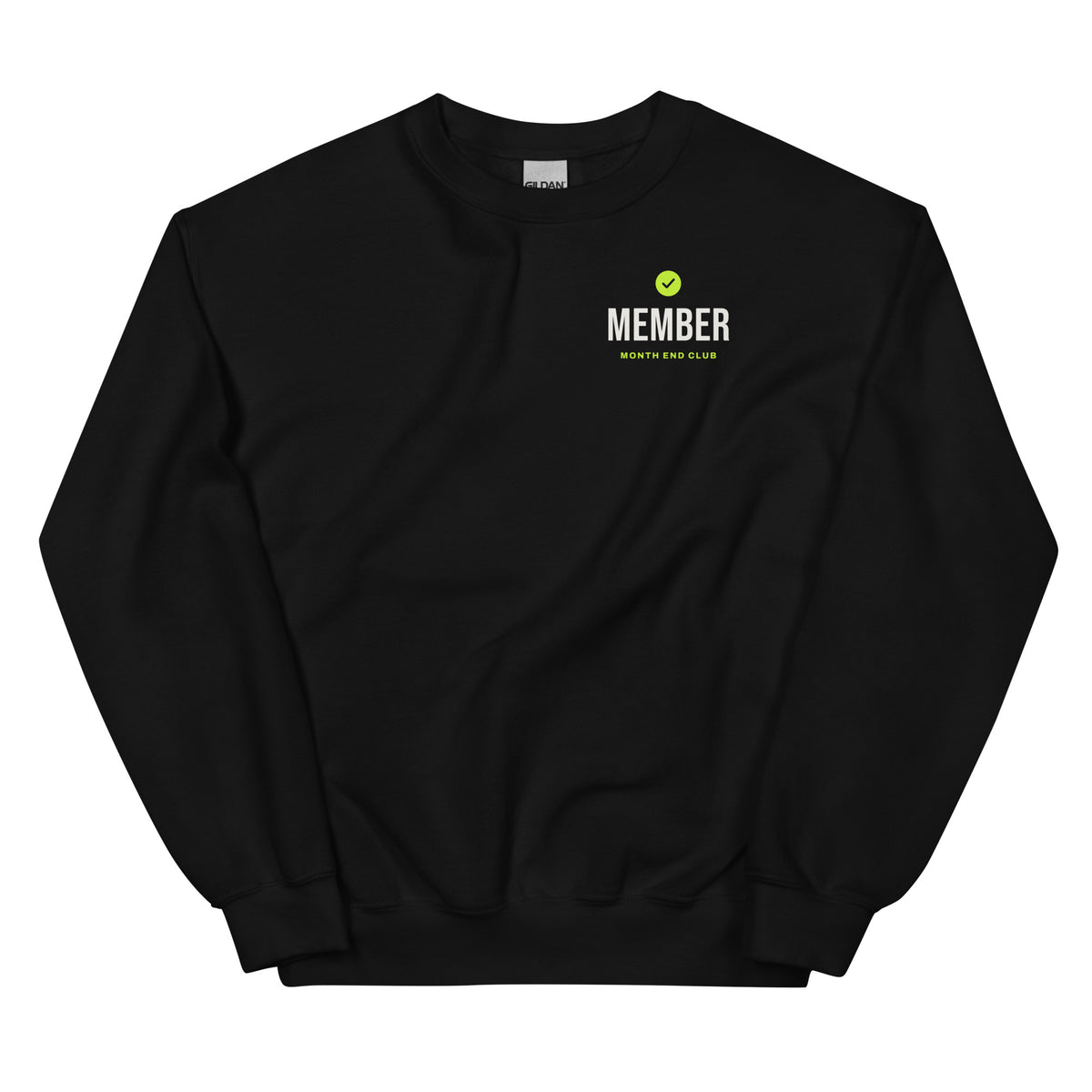 Member Sweatshirt – Black, front
