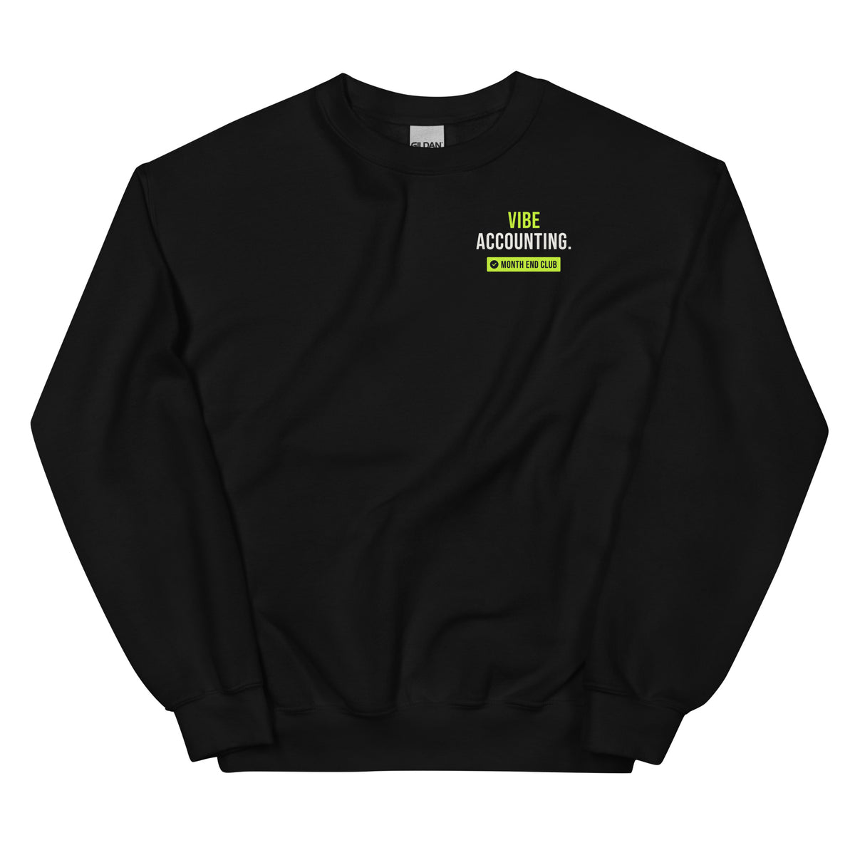 Vibe Accounting Sweatshirt – Black, front