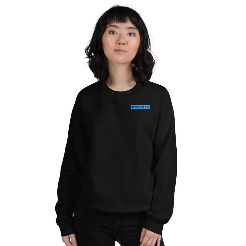 Month End Club Logo Sweatshirt – worn