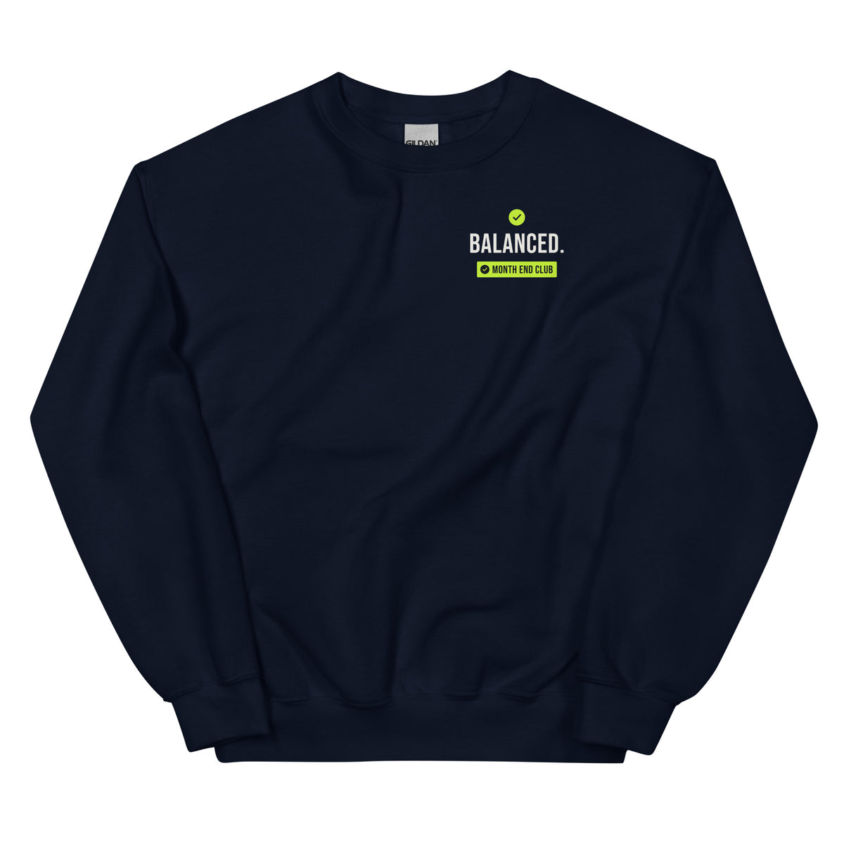 Balanced Sweatshirt – Navy, front