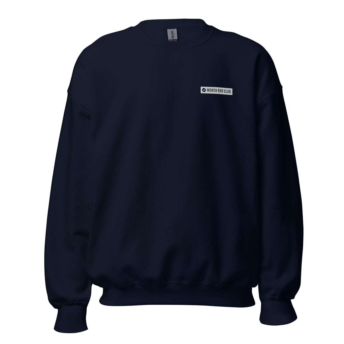 Embroidered Logo Sweatshirt – Navy, front