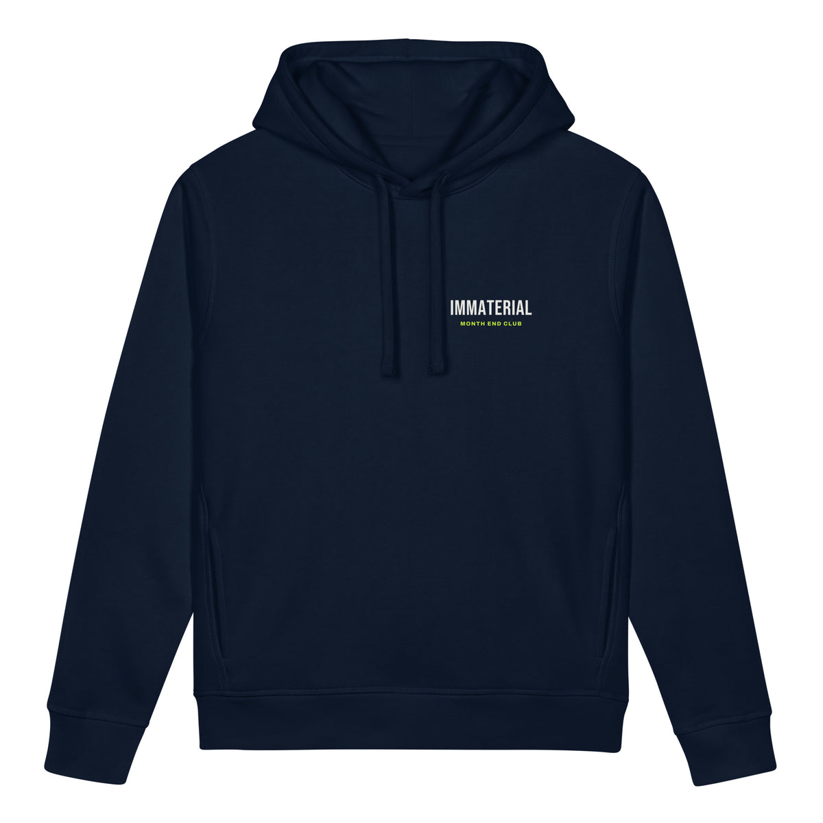 Immaterial Hoodie – French Navy, front