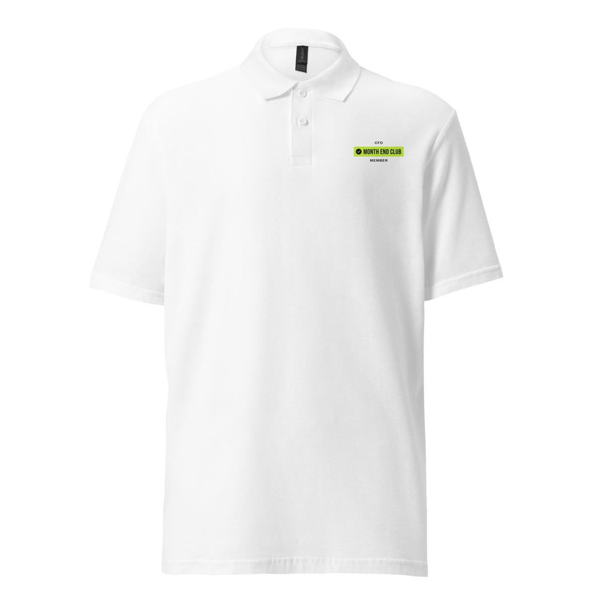 Team Polo – White – CFO, front