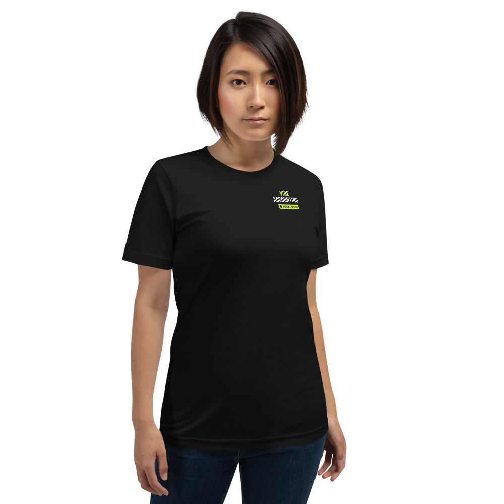 Vibe Accounting Tee – worn