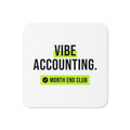 Vibe Accounting Coaster – White