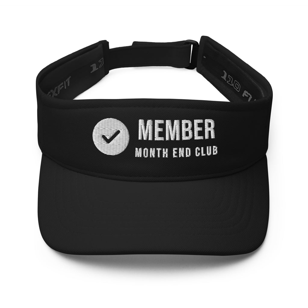 Member Visor – Black, front