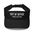 Out of Office Visor – Black, front