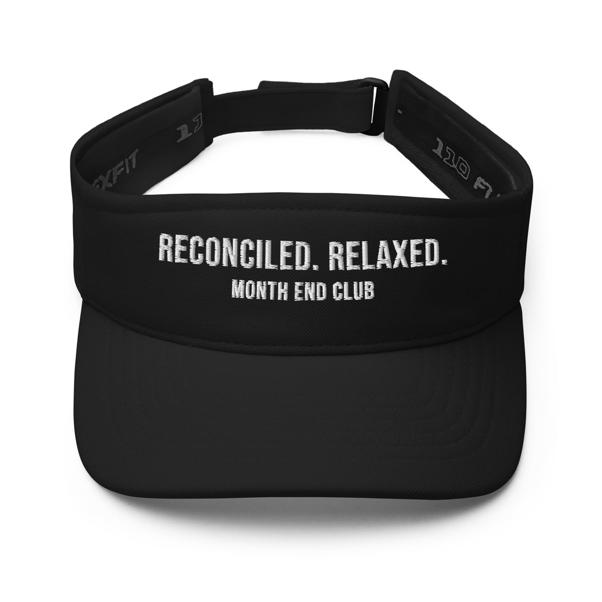 Reconciled. Relaxed. Visor – Black, front