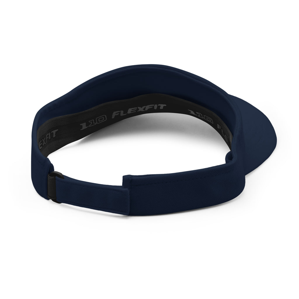 Month End Club Logo Visor – Navy, back strap