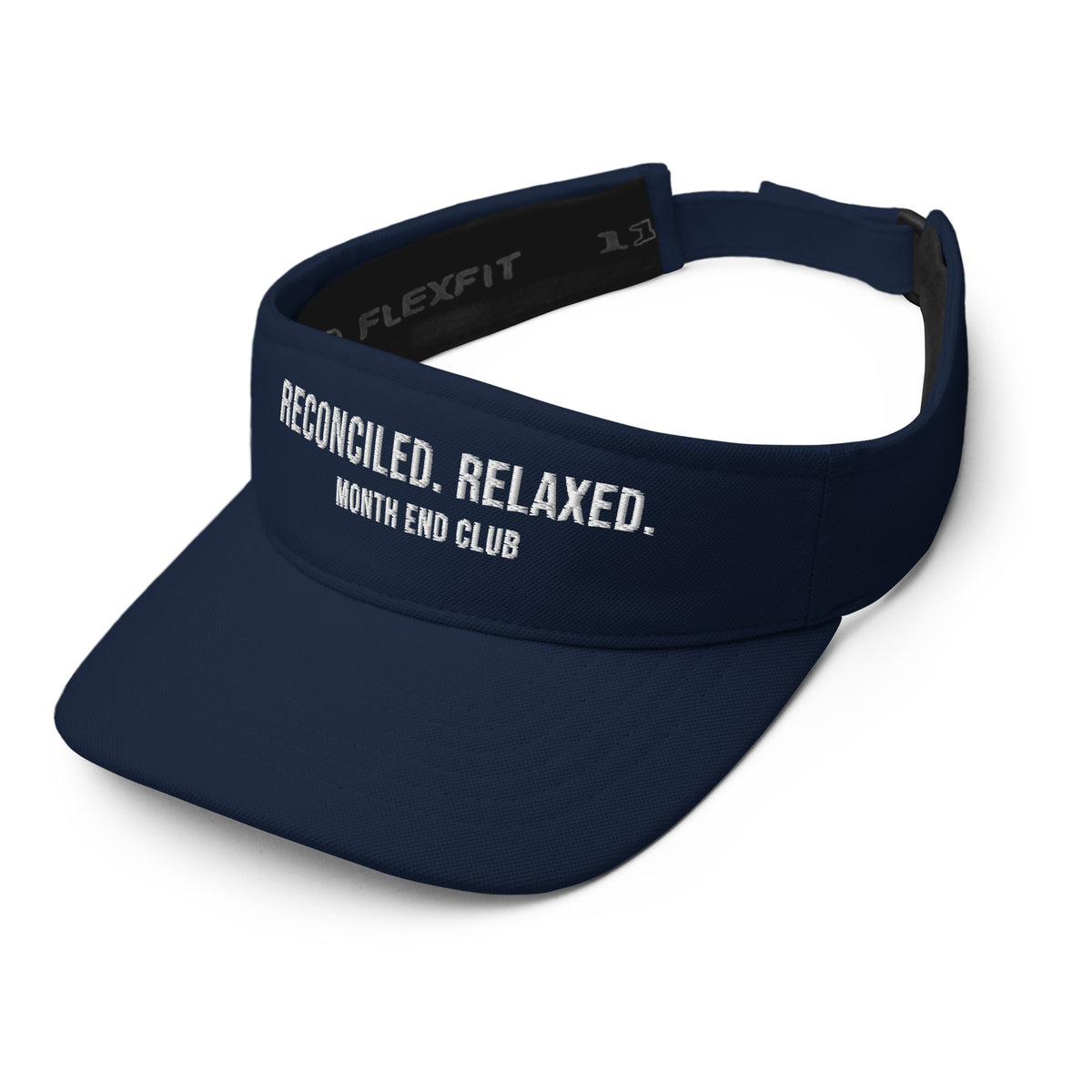Reconciled. Relaxed. Visor – Navy, angled front