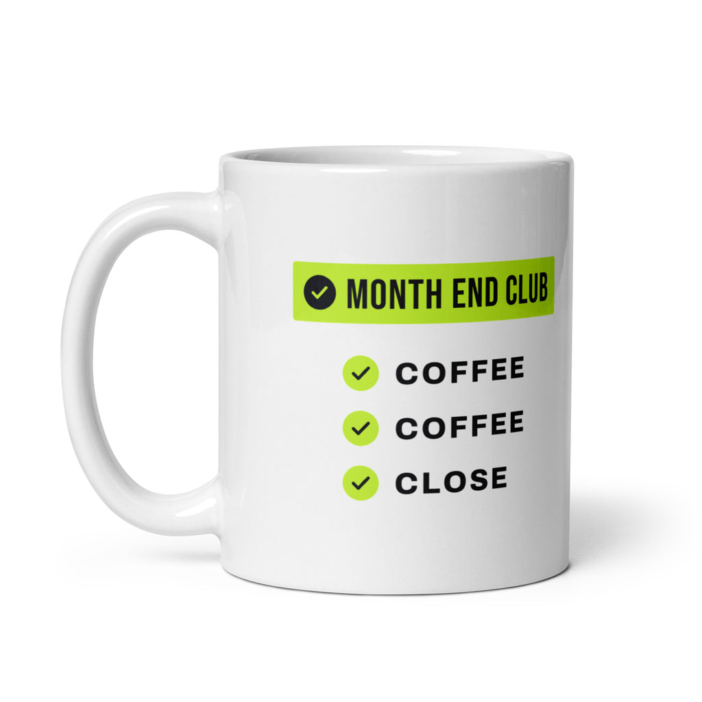Coffee Coffee Close Mug – white 11oz mug, handle on left