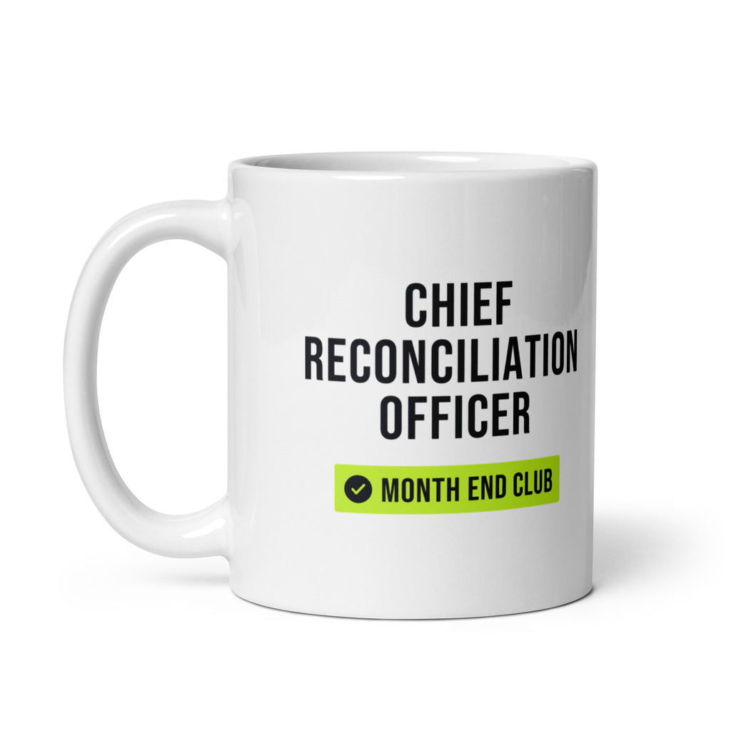 Chief Reconciliation Officer Mug – white 11oz mug, handle on left