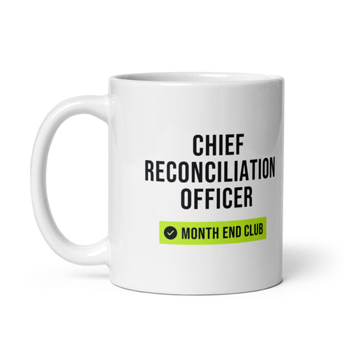 Chief Reconciliation Officer Mug – white 11oz mug, handle on left