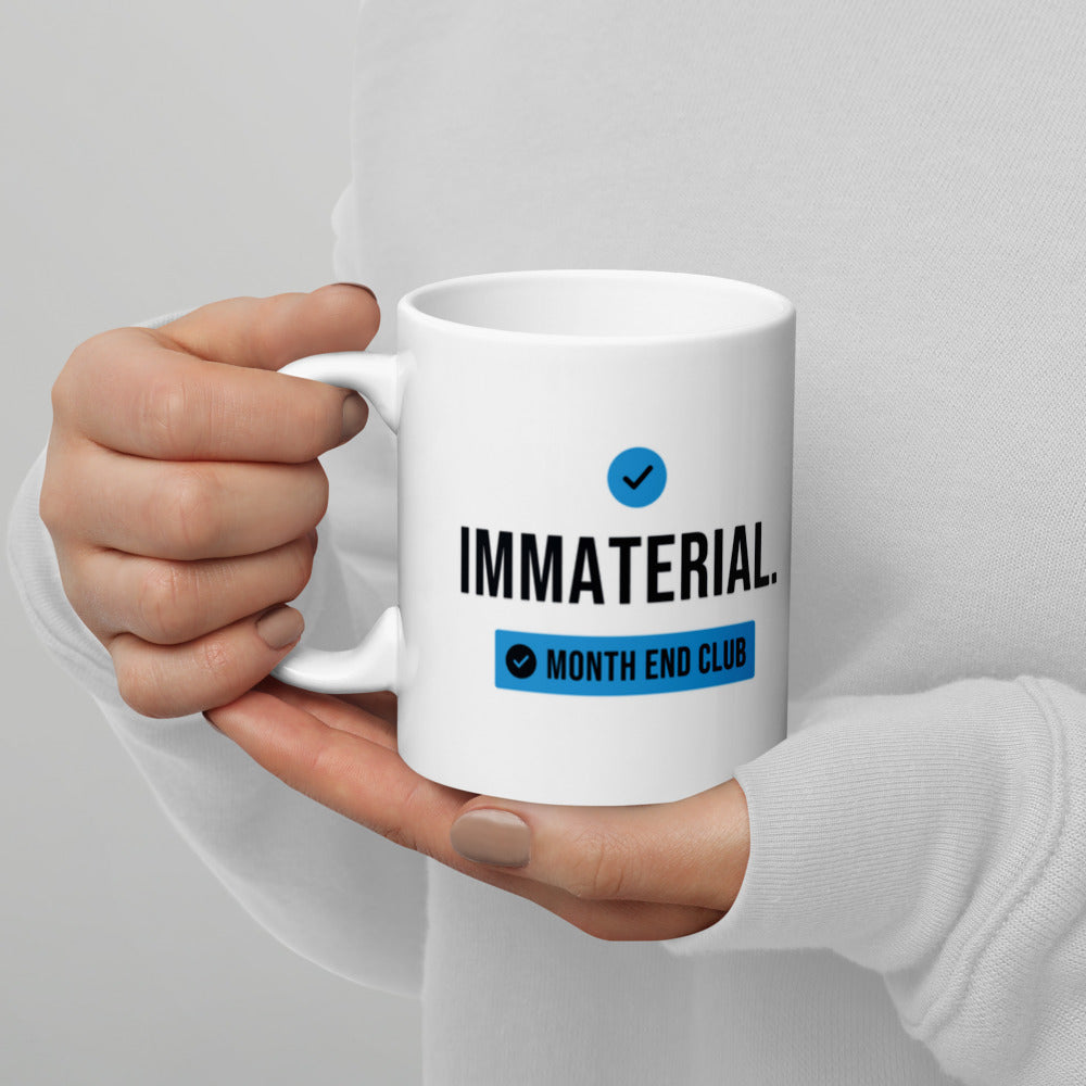 Immaterial Tick Mug – in hand
