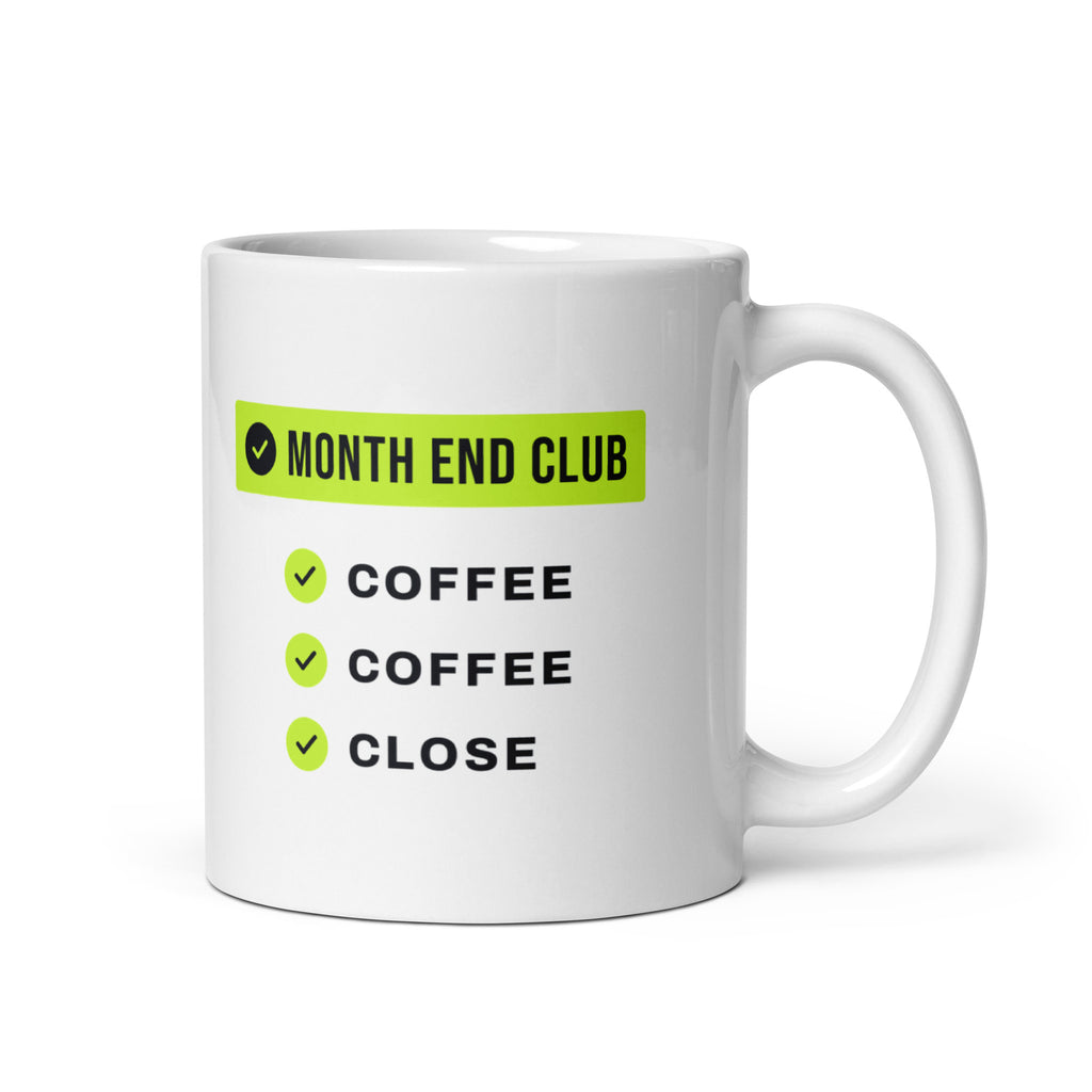 Coffee Coffee Close Mug – white 11oz mug, handle on right