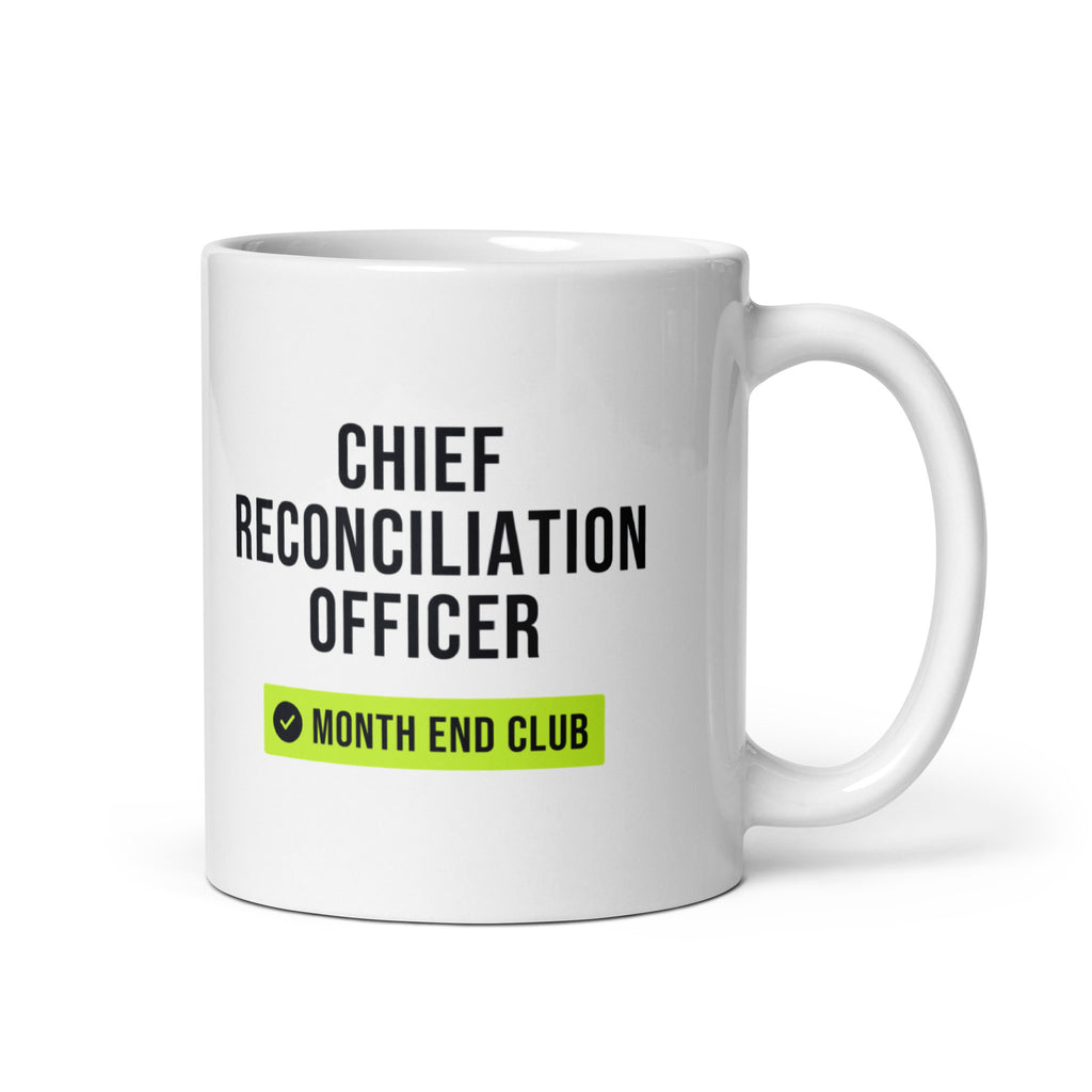 Chief Reconciliation Officer Mug – white 11oz mug, handle on right