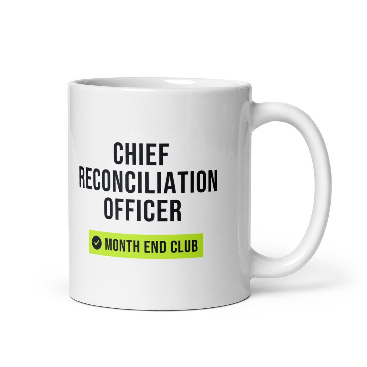 Chief Reconciliation Officer Mug – white 11oz mug, handle on right